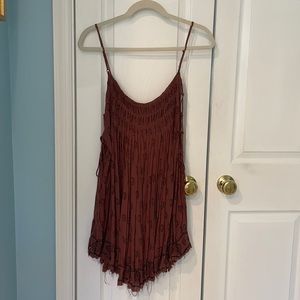 Free People Burnt Orange Sundress